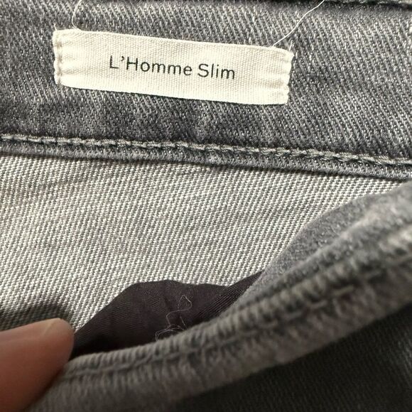 Frame Designer Light Gray L’ Homme Slim Jeans - Picture 6 of 7